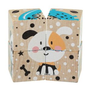 Fa kockák - Állatok