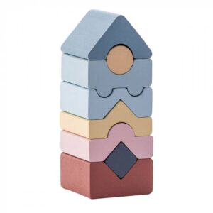 Fa piramis torony pasztell - 8 részes