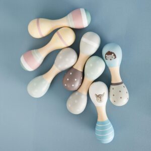 Dumbbell rattles set of 2 2