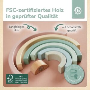 Rainbow rose FSC® 7